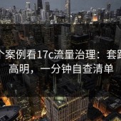 从一个案例看17c流量治理：套路并不高明，一分钟自查清单