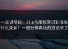 一文说明白：17.c与版权常识到底有什么关系？一眼分辨真伪的方法来了